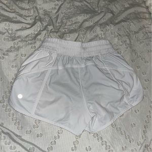 Lululemon White Shorts 4” inseam